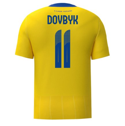 Футбольная форма Украина Довбик 11 (Ukraine Dovbyk 11) 2024-2025 игровая/повседневная 15226303-1 цвет: желтый