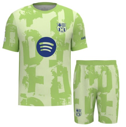 Футбольная форма Барселона Педри 8 (Barcelona Pedri 8) 2024-2025 игровая/повседневная 15231407-1 цвет: зеленый