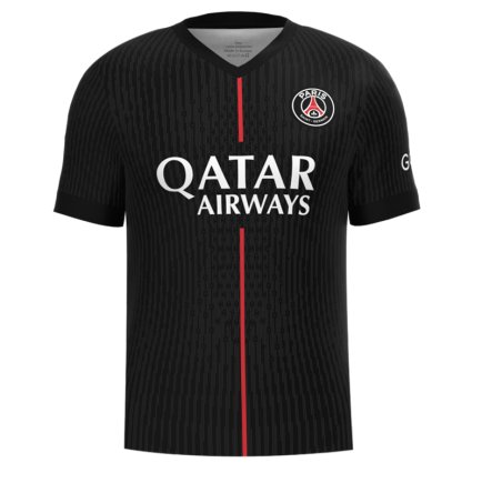 Новая Футболка ПСЖ Коло Муани 23 (PSG Kolo Muani 23) 2026 игровая/повседневная 17266401 цвет: черный