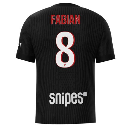 Новая Футболка ПСЖ Фабиан 8 (PSG Fabian 8) 2026 игровая/повседневная 17267001 цвет: черный