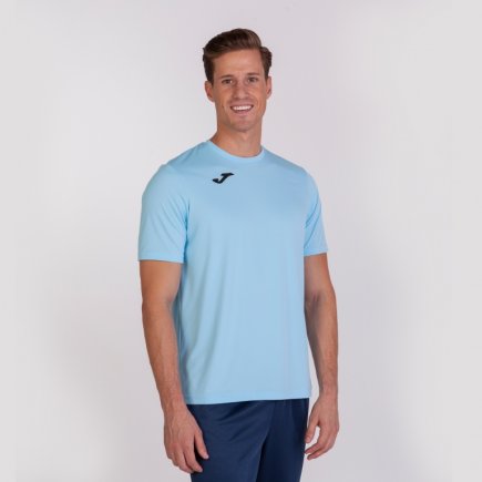 Футболка игровая Joma Combi 100052.350 голубая