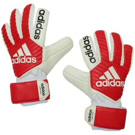 Вратарские перчатки Adidas CLASSIC LEAGUE CF0104 цвет: белый/красный