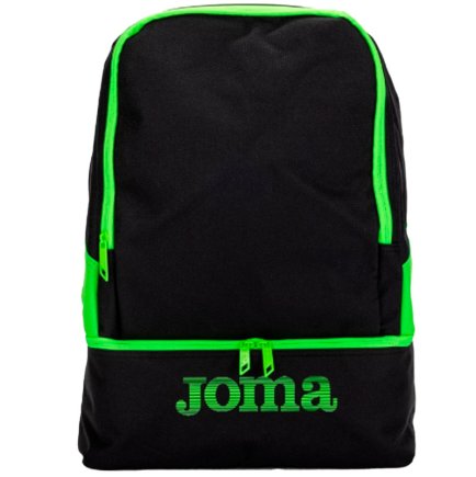 Рюкзак Joma ESTADIO III 400234.117 цвет: черный/зеленый