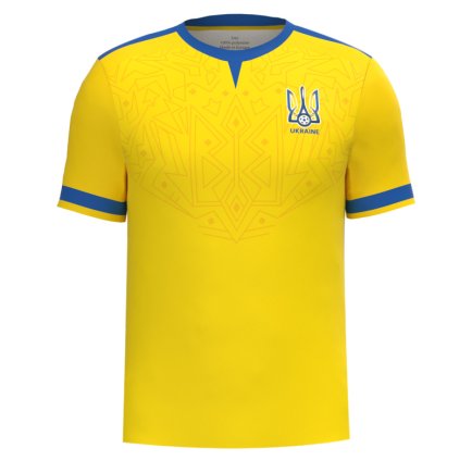 Новая Футболка Украина с гербом Зинченко 17 (Ukraine Zinchenko 17) 2026 игровая/повседневная 17268403 цвет: желтый