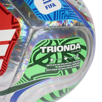 М'яч футбольний Adidas TRIONDA Training Foil World Cup JD8046 розмір 5 - Офіційна Продукція
