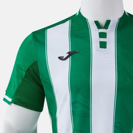 Футболка игровая Joma PREMIER 104594.452 цвет: зеленый/белый