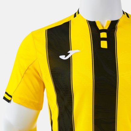 Футболка игровая Joma PREMIER 104594.901 цвет: желтый/черный