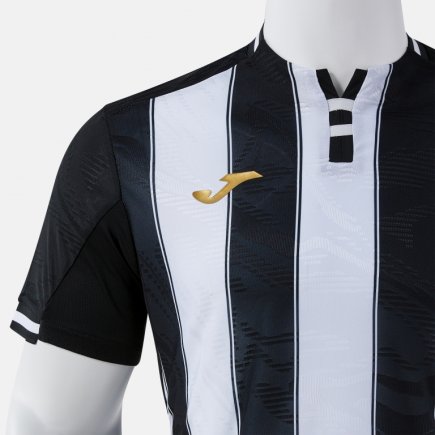 Футболка ігрова Joma PREMIER 104594.102 колір: чорний/білий