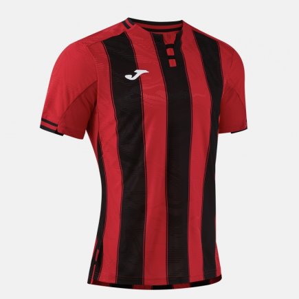 Футболка ігрова Joma PREMIER 104594.601 колір: червоний/чорний