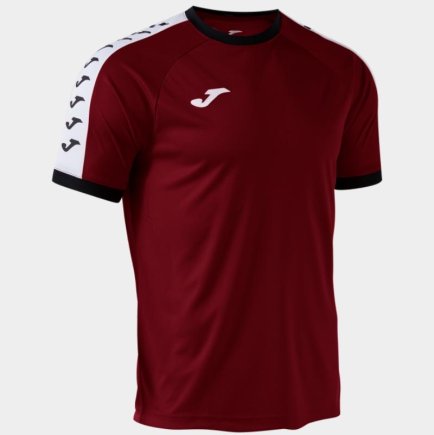 Футболка игровая Joma HEROIC 105135.680 цвет: бордовый/черный