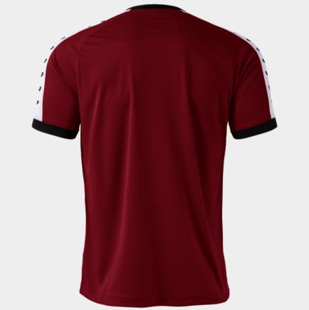 Футболка игровая Joma HEROIC 105135.680 цвет: бордовый/черный