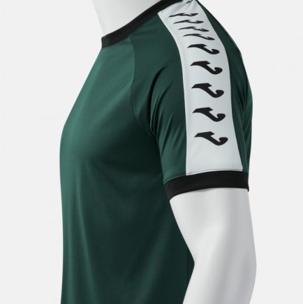Футболка игровая Joma HEROIC 105135.471 цвет: темно-зеленый/черный