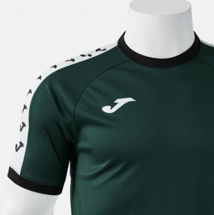 Футболка игровая Joma HEROIC 105135.471 цвет: темно-зеленый/черный