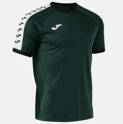 Футболка игровая Joma HEROIC 105135.471 цвет: темно-зеленый/черный
