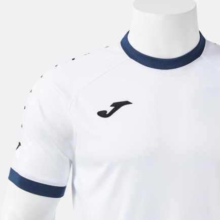 Футболка игровая Joma HEROIC 105135.203 цвет: белый/темно-синий