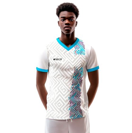 Футболка игровая SECO Sefa White 22225111 цвет: голубой