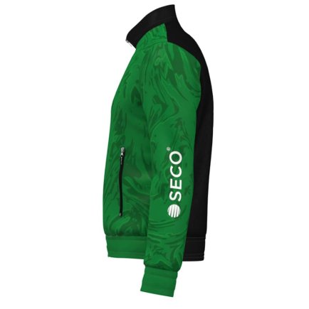 Кофта спортивная SECO Laura Black 22220507 цвет: зеленый