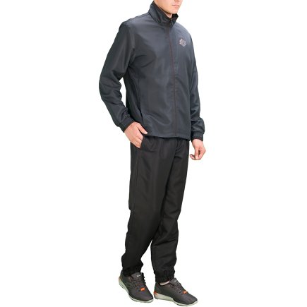 Спортивный костюм Lotto DEVIN V SUIT CUFF DB S8727 цвет: темно-серый/черный