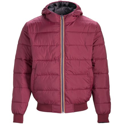 Куртка Lotto JONAH III BOMBER HD TWIN S9349 цвет: бордовый/серый