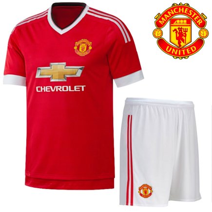 Футбольная форма детская Манчестер Юнайтед MANCHESTER UN цвет: красный/белый