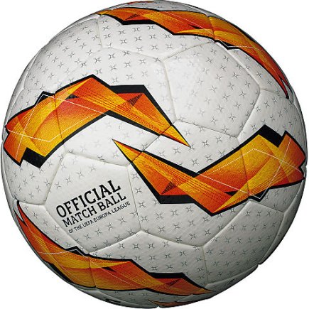 Мяч футбольный Molten Official Match Ball of The UEFA Europa League F5U5003-G18 размер 5 бело-оранжевый (официальная гарантия)