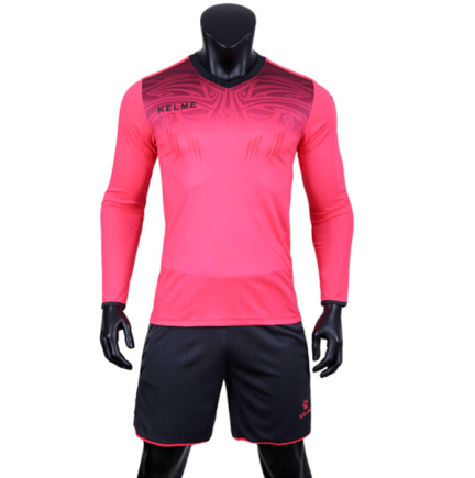 Вратарский комплект Kelme Long Sleeve Suit 3871007 цвет: розовый/черный