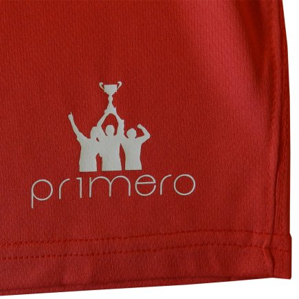 Комплект формы Prime цвет: белый/красный с нанесением на заказ