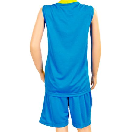 Форма баскетбольная подростковая цвет: голубой