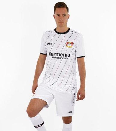 Футбольная форма Jako Bayer 04 Leverkusen Ausweich KA BA4218I-00 цвет: белый