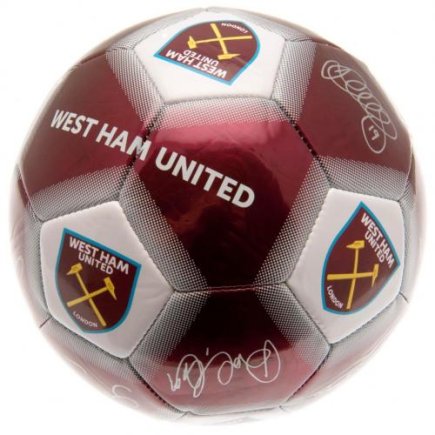 М'яч сувенірний Вест Хем Юнайтед (West Ham United F.C.) розмір 5