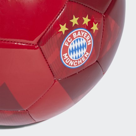 Мяч футбольный Adidas FC Bayern FBL CW4155-5 размер 5 цвет: темно-красный (официальная гарантия)