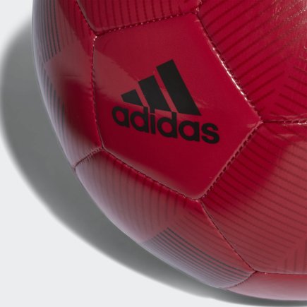М'яч футбольний Adidas FC Manchester United FBL CW4154-4 Розмір 4 колір: червоний/чорний (офіційна гарантія)