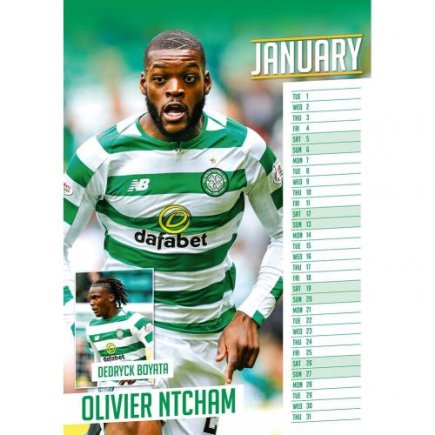 Календарь Селтик Celtic F.C. Calendar 2019