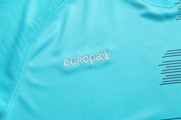 Футбольная форма Europaw № 021 цвет: бирюзовый/темно-синий