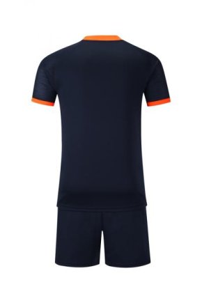 Футбольна форма Europaw № 021 колір: темно-синій/помаранчевий