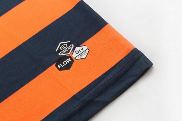 Футбольная форма Europaw № 021 цвет: темно-синий/оранжевый