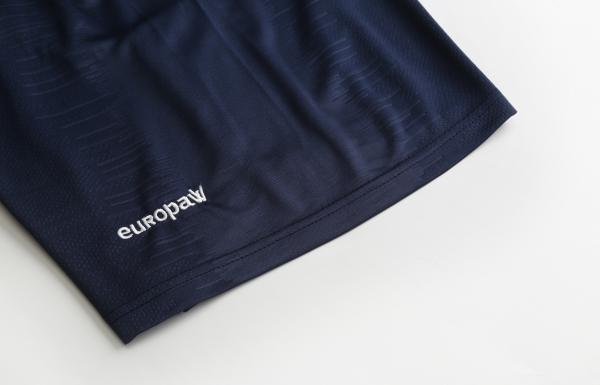 Футбольная форма Europaw № 021 цвет: темно-синий/салатовый