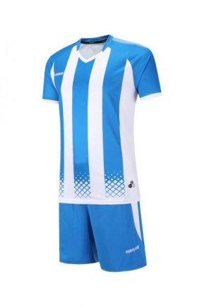 Футбольна форма Europaw № 020 колір: блакитний/білий