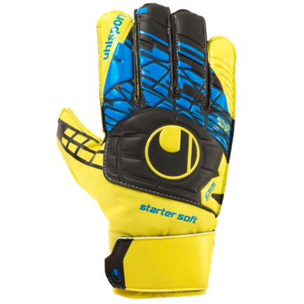 Вратарские перчатки Uhlsport SPEED UP NOW STARTER SOFT LITE 101103601 цвет: жёлтый