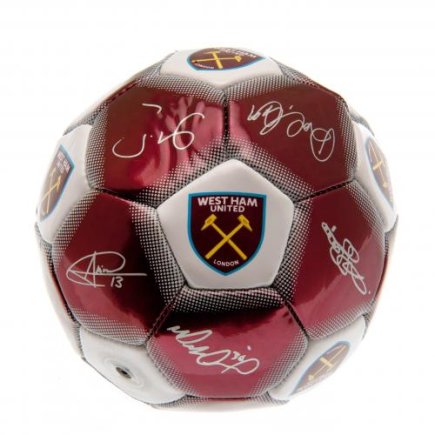 Мяч сувенирный Вест Хэм Юнайтед West Ham United F.C. Mini Ball Signature