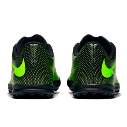 Сороконіжки Nike Jr. Bravata II TF 844440-070 дитячі колір: чорний/салатовий (офіційна гарантія)