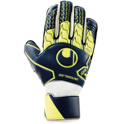 Воротарські рукавиці Uhlsport SOFT RF 101110401 колір: чорний/жовтий