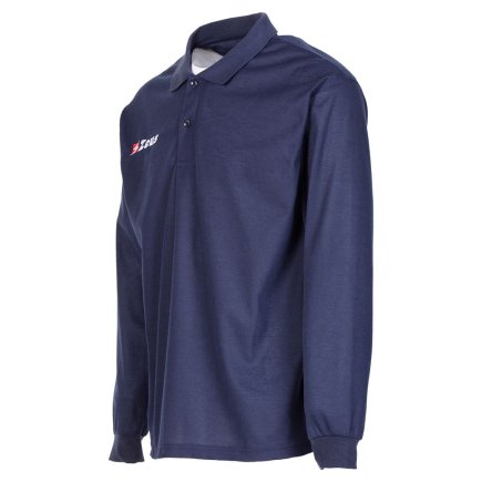 Поло с длинным рукавом Zeus POLO BASIC M/L Z01062 цвет: темно-синий
