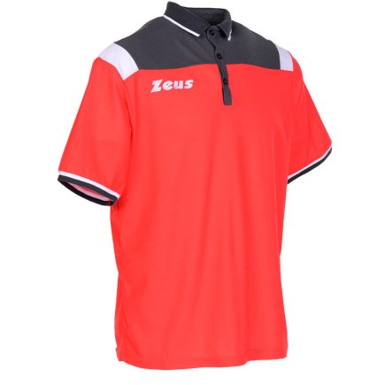 Поло Zeus POLO VESUVIO Z01067 цвет: красный/темно-серый