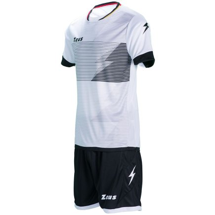 Футбольная форма Zeus KIT MUNDIAL Z01126 цвет: белый/черный