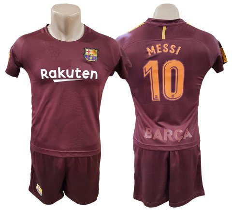Футбольная форма детская Barcelona (Барселона) Messi (Месси) №10 цвет: бордовый
