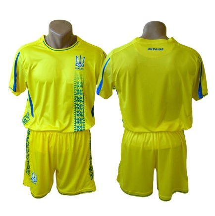 Футбольная форма детская сборной Украины цвет: желтый