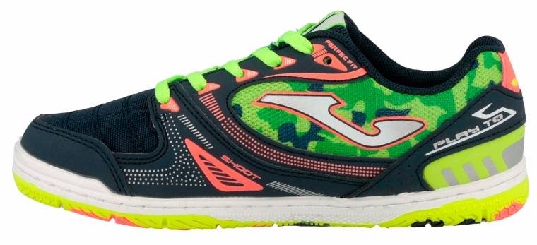 Обувь для зала (футзалки Джома) Joma SALA MAX JR SMAJS.703.IN детские цвет: темно-синий
