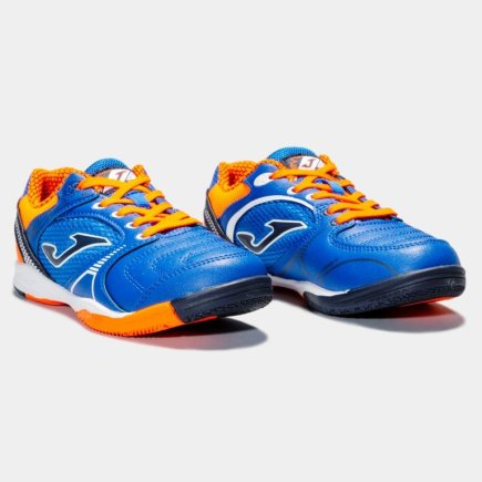Взуття для залу (футзалки Джома) Joma DRIBLING DRIJS.904.IN дитячі колір: синій/помаранчевий
