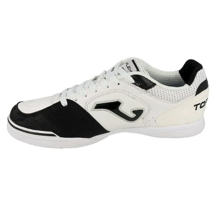 Обувь для зала (футзалки) Joma TOP FLEX TOPW.802.IN цвет: белый/черный